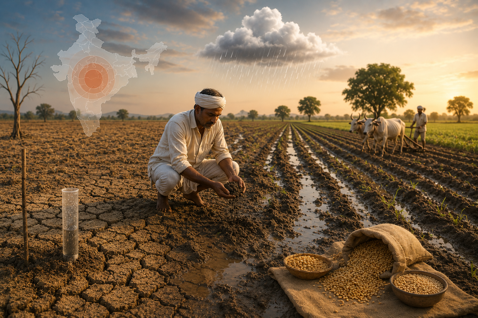 El Niño Aftermath in Central India: Soil Moisture Recovery and Rabi Sowing Planning